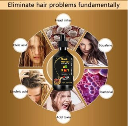 BLOSDREAM Black Hair Shampoo 3 in 1 ( 300ml )